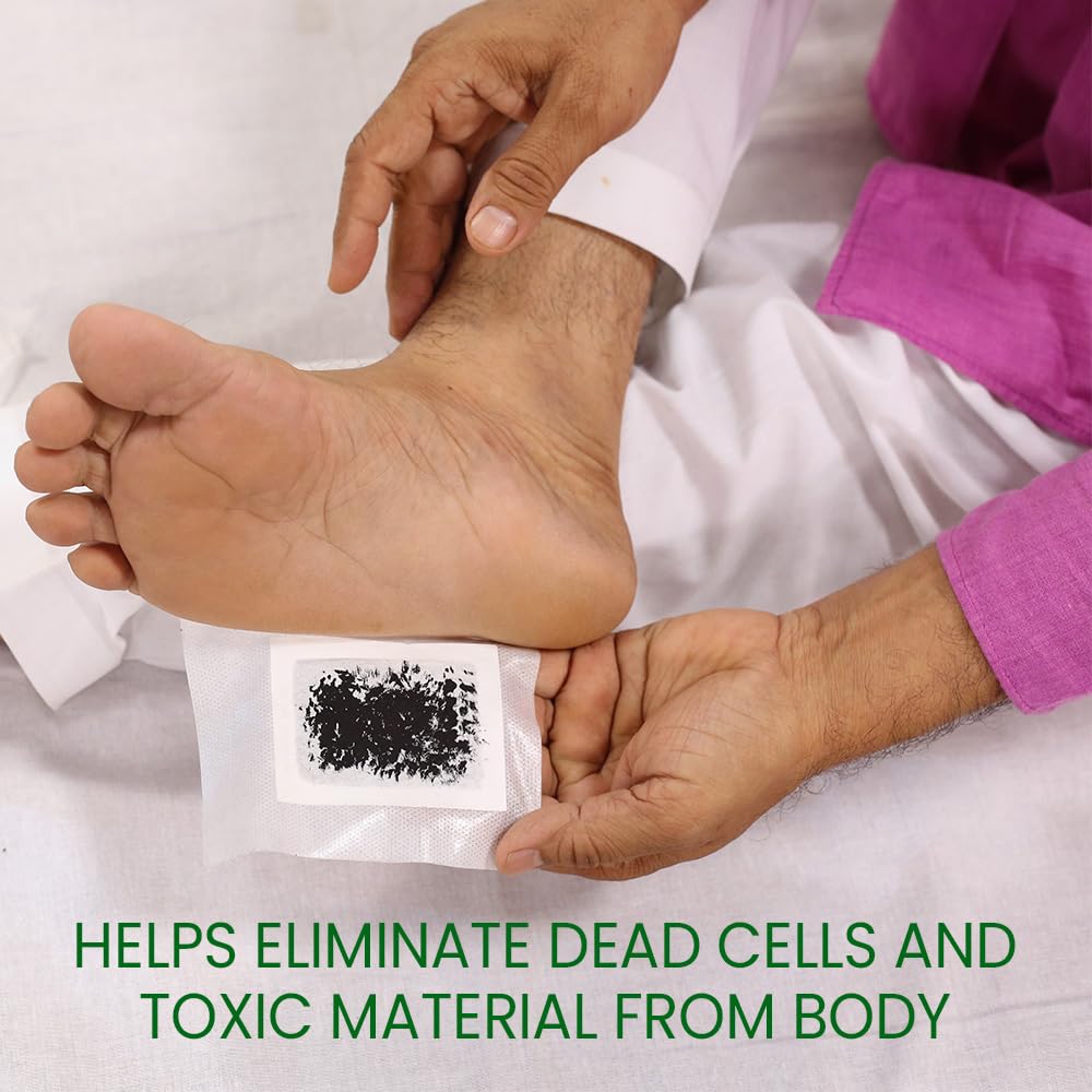 Detox Foot Patches (Pack of 20) | Deep Cleansing Foot Patch | Stress Relief & Better Sleep