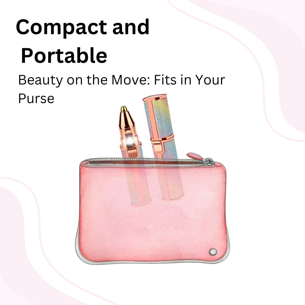 2 in 1 Facial Hair Remover & Eyebrow Trimmer ๐ | Rechargeable ๐โก |