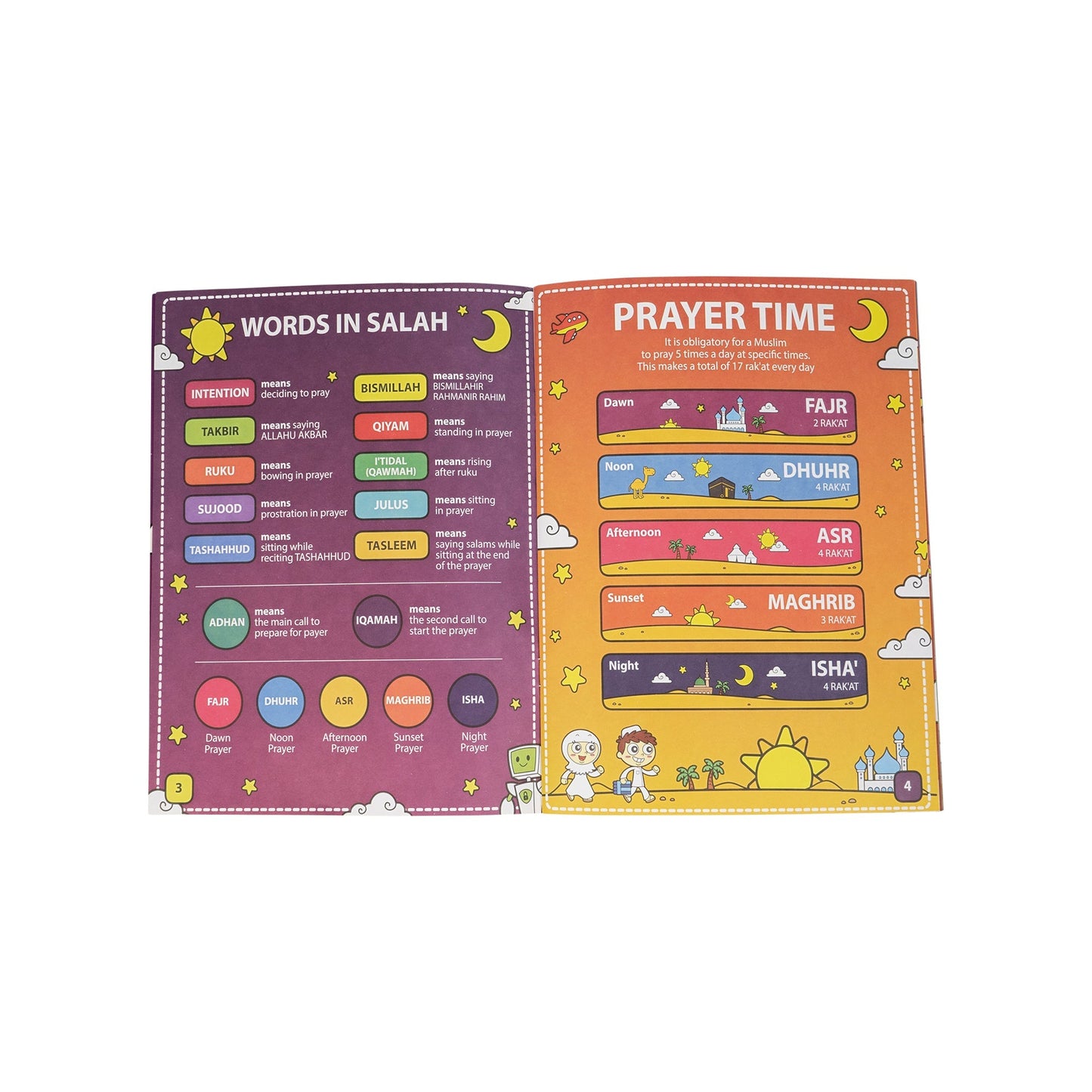 Smart Interactive Kids Prayer Mat Pink Version |  Now with Salah Translation | A beautiful Ramadan and Eid gift for loved ones
