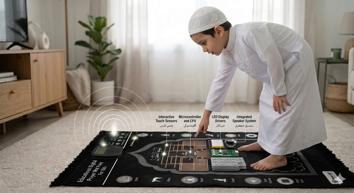 Educational Digital Prayer Mat For Kids