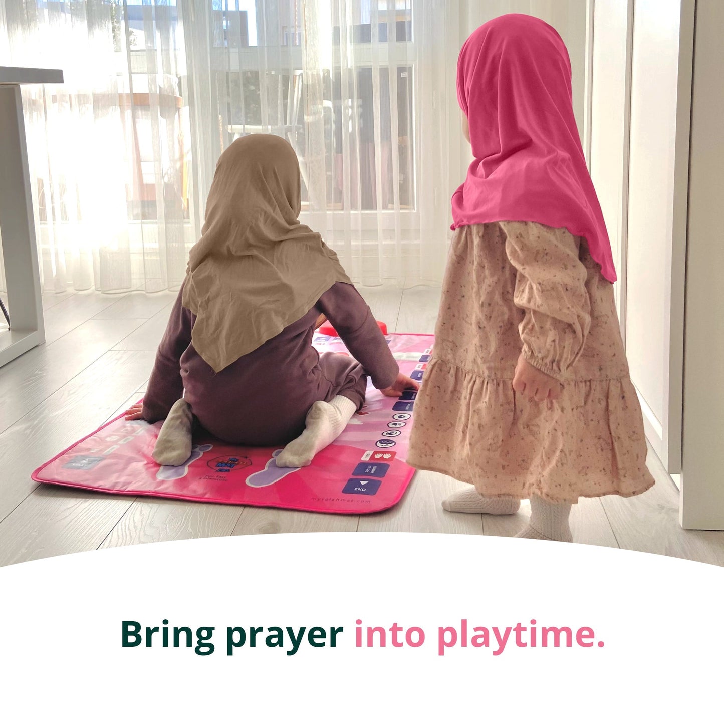 Smart Interactive Kids Prayer Mat Pink Version |  Now with Salah Translation | A beautiful Ramadan and Eid gift for loved ones