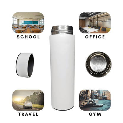 Smart LED Temperature Water Bottle – 500ml