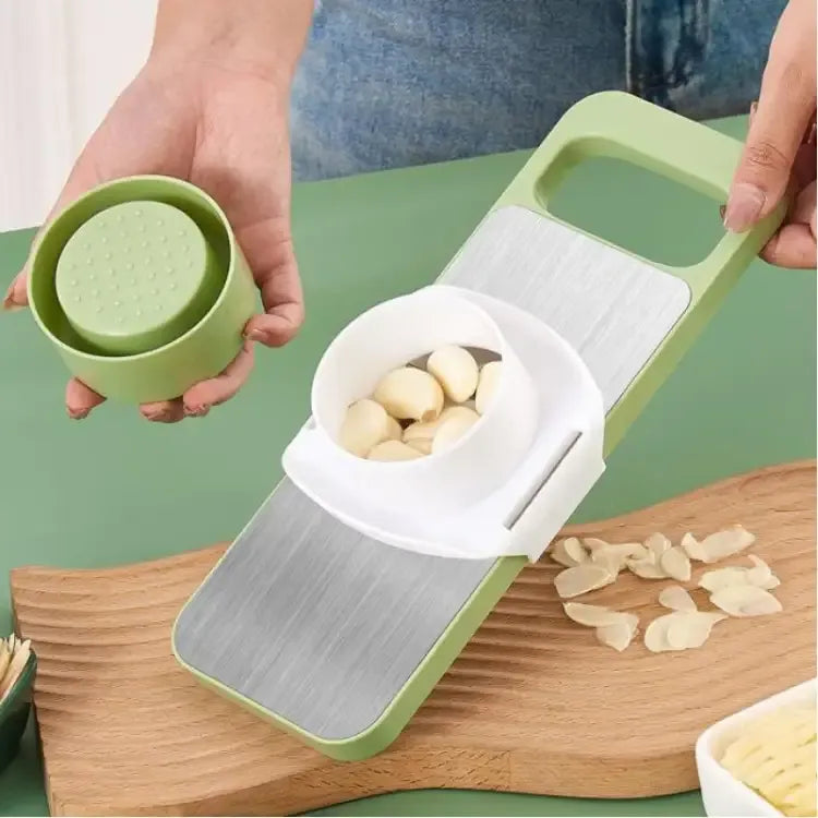5 in 1 Stainless Steel Vegetable Cutter | Multi-Blade Slicer, Dicer & Chopper ❤️