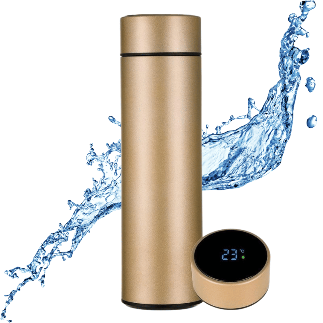 Smart LED Temperature Water Bottle – 500ml