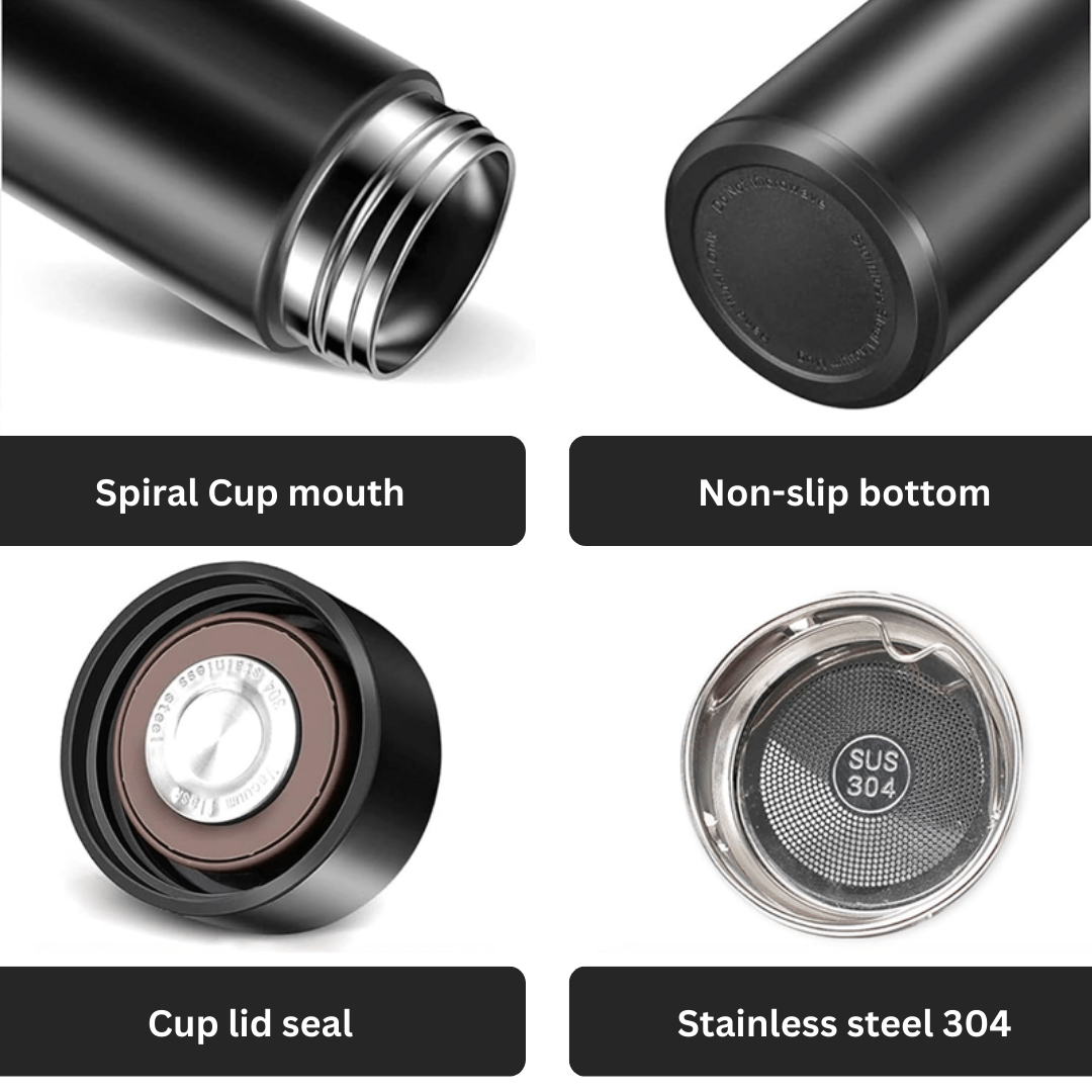 Smart LED Temperature Water Bottle – 500ml